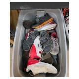 Large Bin of Shoes Size 11