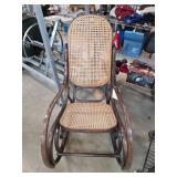 Bentwood and Cane Rocking Chair