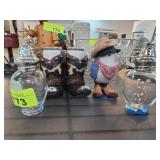 Western-Themed Salt and Pepper Shakers Set