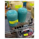Fiesta Turquoise Ceramic Shaker Set