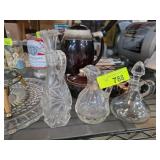Clear Glass Cruet Collection