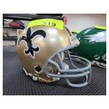 Saints Riddell Football Helmet With Facemask
