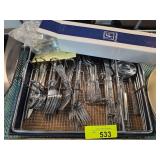 Lot of Mixed Flatware Fontessa Etc