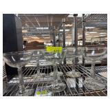 Clear Glass Coupe Glasses