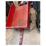 Red Steel Trailer with 48' x 32' Bed