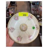Bavaria Porcelain Plate with Floral Design