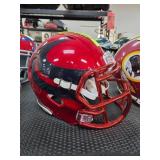Football Helmet in Red and Black Finish Mini