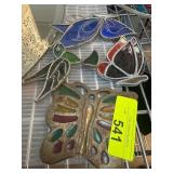 Stained Glass and Butterfly Trivet