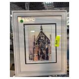 Framed Lithograph of Fourth Chapel ï¿½ Signed