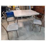 Retro-Style Table with 3 Matching Chairs