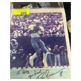 Autographed Football Photo Drew Pearson