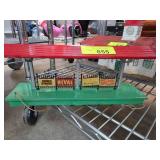 Vintage Lone Star Metal Train Station Platform