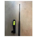 Collapsible Baton with Textured Grip and Holster