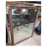 Rectangular Ornate Framed Mirror