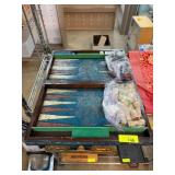 Mayan Aztec Backgammon and Chess Set