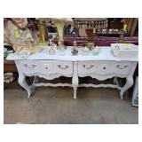 White Painted French-Style Sideboard