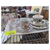 Teacups, Saucers, and Measuring Cups