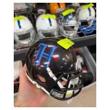 Mini Football Helmet With Blue and Red H Logo
