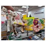 Ceramic Donkey and Cart Planter