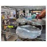 Silver-Plate Serving Set With Decorative Handles