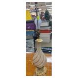 Murano Glass Lamp With Swirling Design