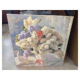 Oil Painting of Floral Still Life on Canvas