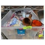 Box of Mugs and Miscellaneous Items
