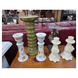Ceramic and Porcelain Candle Holders
