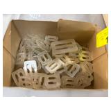 Clear Plastic Slide Adjusters