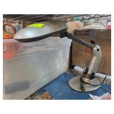 Adjustable Desk Lamp with Silver Finish