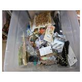 Bulk Lot of Assorted Beads and Craft Supplies