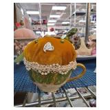 Decorative Pin Cushion in Limoges Cup