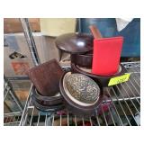 Leather Items and Decorative Buckle