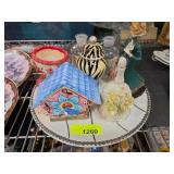 Decorative Ceramics and Glassware Assortment