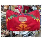 Pendleton Woolen Shoulder Bag in Red Pattern
