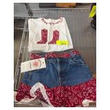 Kid's Western-Themed Outfit with Bandana Accents