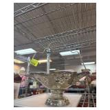 Decorative Metal Bowl with Cut-Out Design