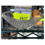 Czech Crystal Cut Glass Bowl