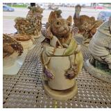 Harmony Kingdom Cat Figurine with Removable Lid