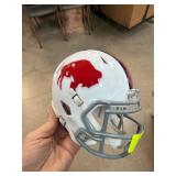 Buffalo Bills Mini Helmet with Red Buffalo Logo