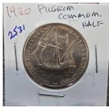 1920 Pilgrim Tercentenary Half Dollar Coin