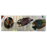 Cloisonne Decorative Fish Pendants and Egg