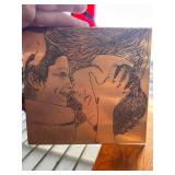 Copper Etching Plates With Artistic Imagery