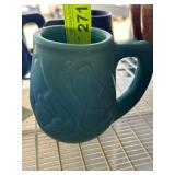 Van Briggle Pottery Mug with Relief Design