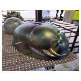 Signed Iridescent Glass Scarab After Tiffany