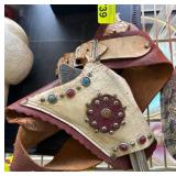 Vintage Roy Rogers Cap Gun With Embellished Holste