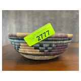 Handwoven Multicolored Basket