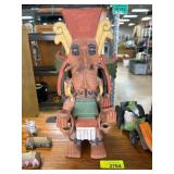 Handcrafted Clay Figure With Painted Details