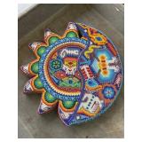Sunburst Huichol Beaded Art Guadalupe Carrillo M