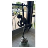Bronze Archer Sculpture
